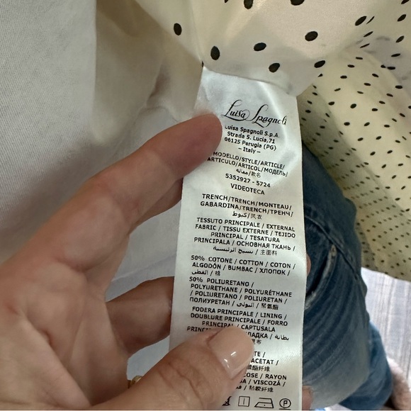 Luisa Spagnoli  trench size M - Picture 9 of 11